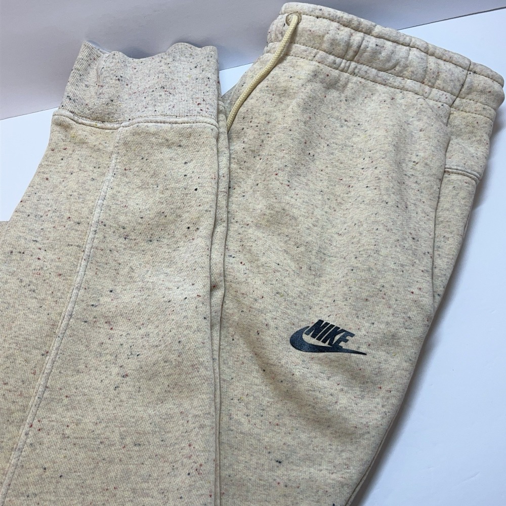 Nike Club Men's  Drawstring Fleece Joggers‎ Small Driftwood Speckled DQ4665-250 - Picture 10 of 11